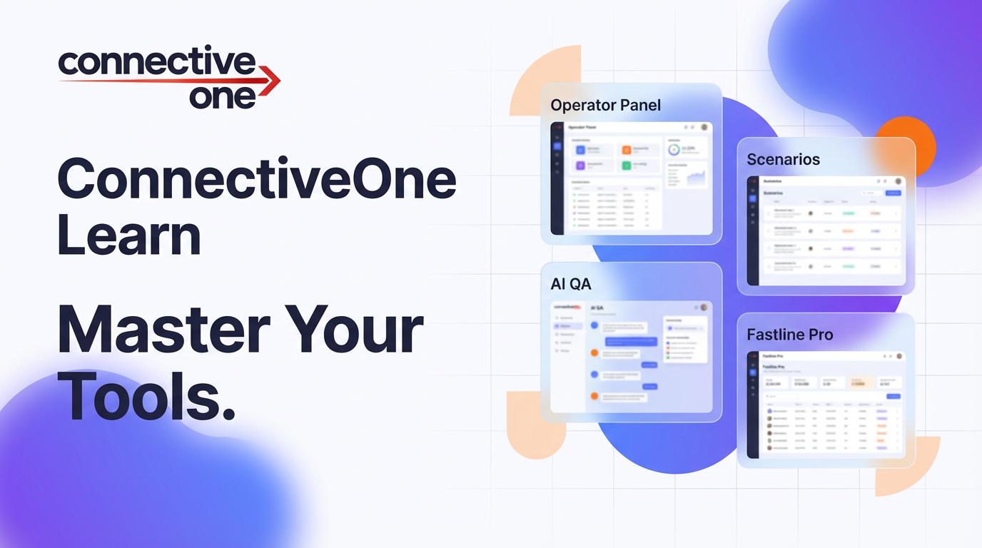 Learn — Operator Panel, Scenarios, AI QA, Fastline Pro