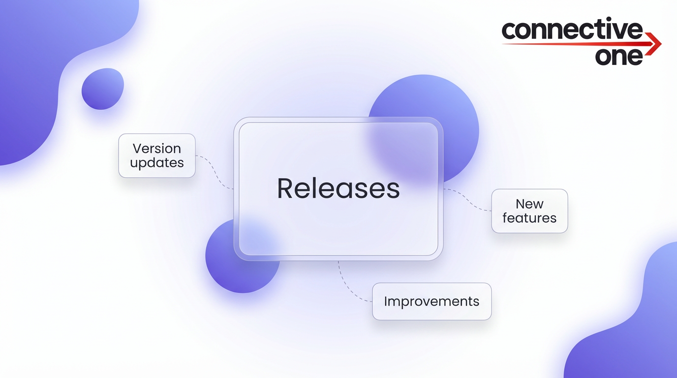 Releases — version updates, new features, improvements